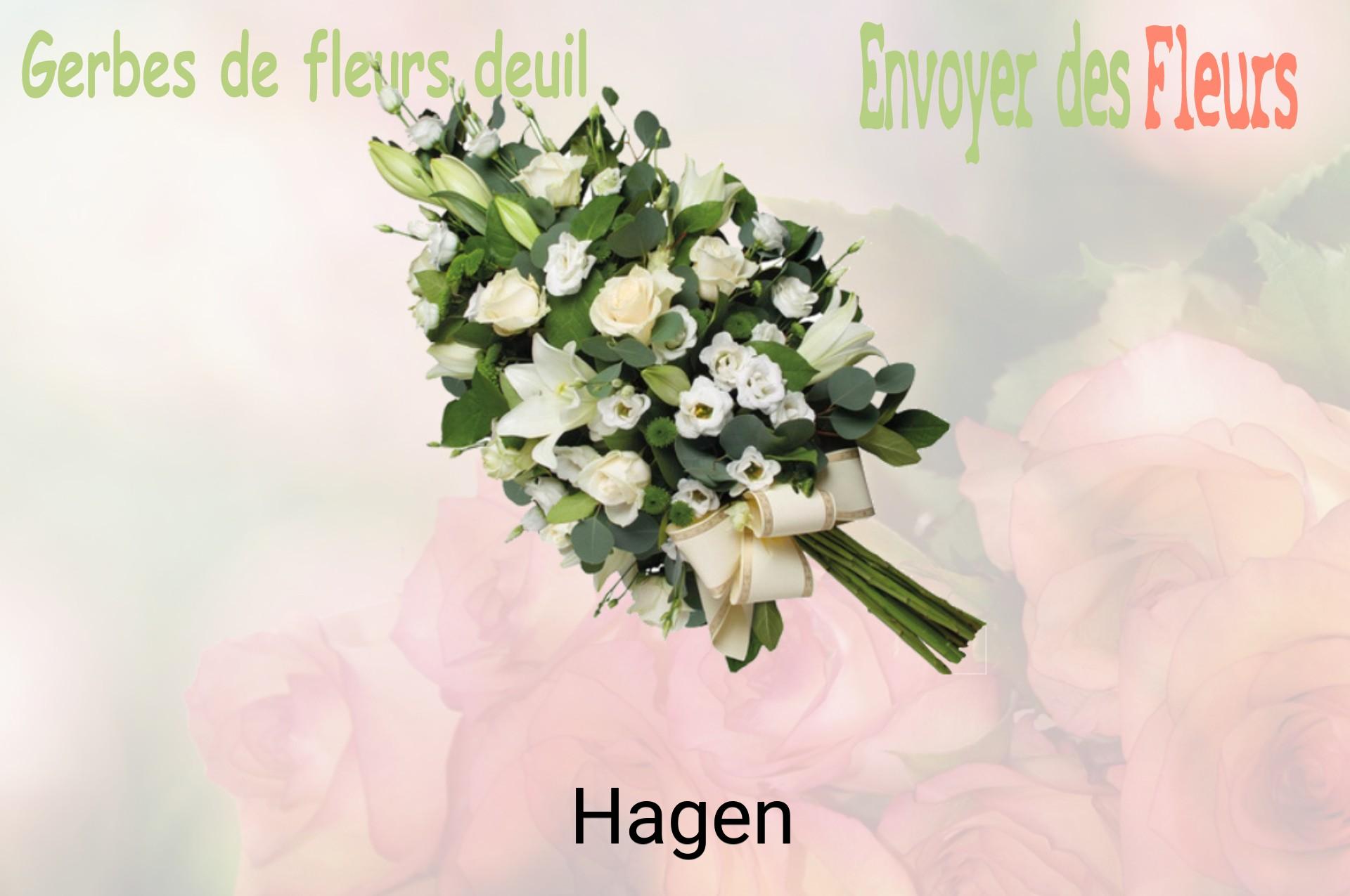 Gerbe de fleurs de deuil livrée à Hagen